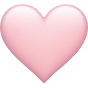 Light pink heart sticker