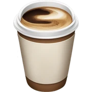 Coffee in winter sticker