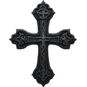 gothic cross  sticker