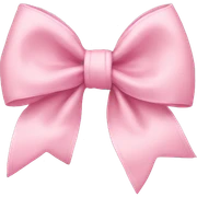 Baby pink bow  sticker