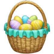 easter basket sticker