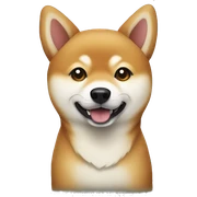 Christmas shiba inu sticker