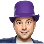 smiling boy in a hat sticker