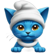 smurf cat meme sticker