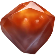 Carnelian crystal sticker
