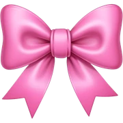 Pink cute bow sticker