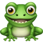 Freaky frog  sticker