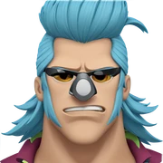 happy solo blue-haired guy sticker