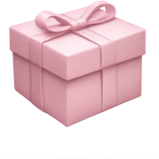 light pink package sticker