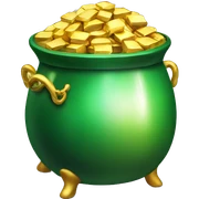 pot of gold sticker