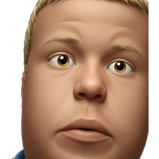 realistic portrait of a boy sticker