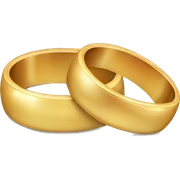 Wedding rings sticker