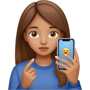 Una Chica tomando spaps sticker