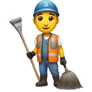 Clean up  sticker