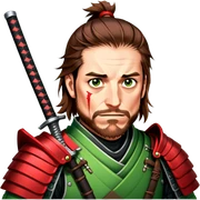 Battle-Ready Samurai sticker
