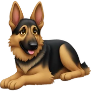 fall german shepherd sticker