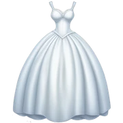 Big white cinderella dress sticker