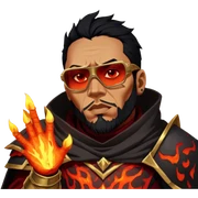 Volcanic Warlock sticker