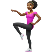 80s fitness outfit woman sticker