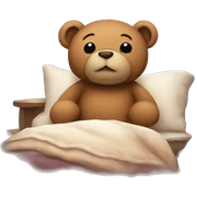 cozy teddy sticker