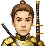 Golden Samurai sticker