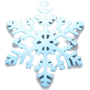 beautiful snowflake sticker