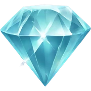 cracked diamond in half sticker