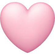pastel pink heart sticker