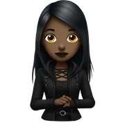 Gothic girl  sticker