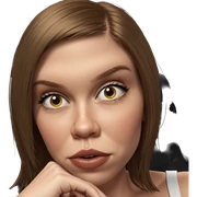 girl with car portrait sticker