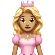 pretty pink princess sticker