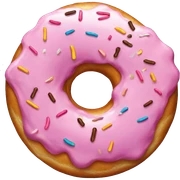 Donut sticker