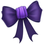 Spooky bow sticker