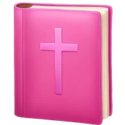 Pink Bible  sticker