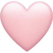 Light pink heart sticker