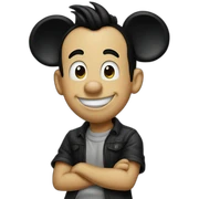 Mickeymouse-people sticker