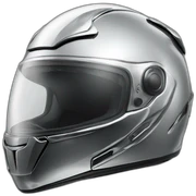 chrome motorcycle helmet sticker
