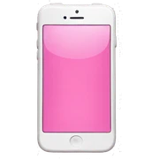 Pink iPhone sticker