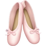 Pale pink ballet shoes sticker
