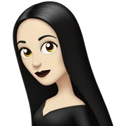 Morticia Addams sticker