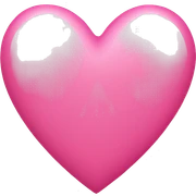 Pink heart sticker