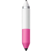 Apple Pencil with pink case sticker