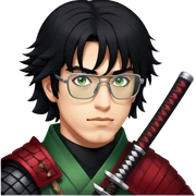 Fierce Samurai sticker