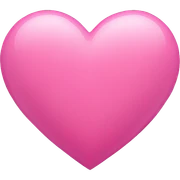 Pink heart sticker