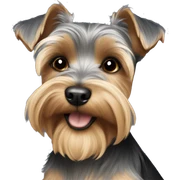 yorkie schnauzer sticker