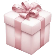 Light pink Christmas gifts under a white Christmas tree  sticker