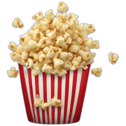 Pop corn sticker