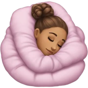 Ariana Grande sleeping sticker