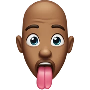 Drooling emojis sticker