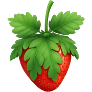 Strawberryemoji sticker